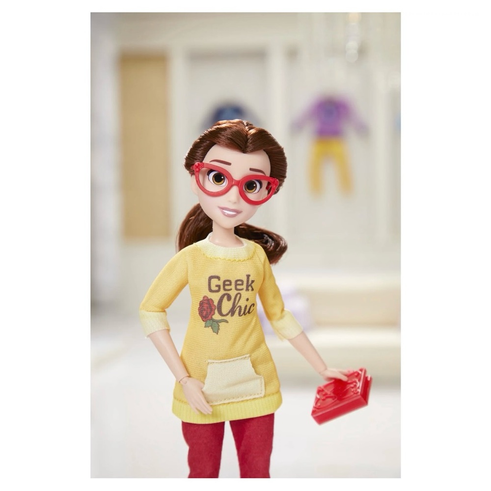 Disney Princess Comfy Squad Belle Doll “ Ralph Breaks The Internet” - Picture 12 of 12